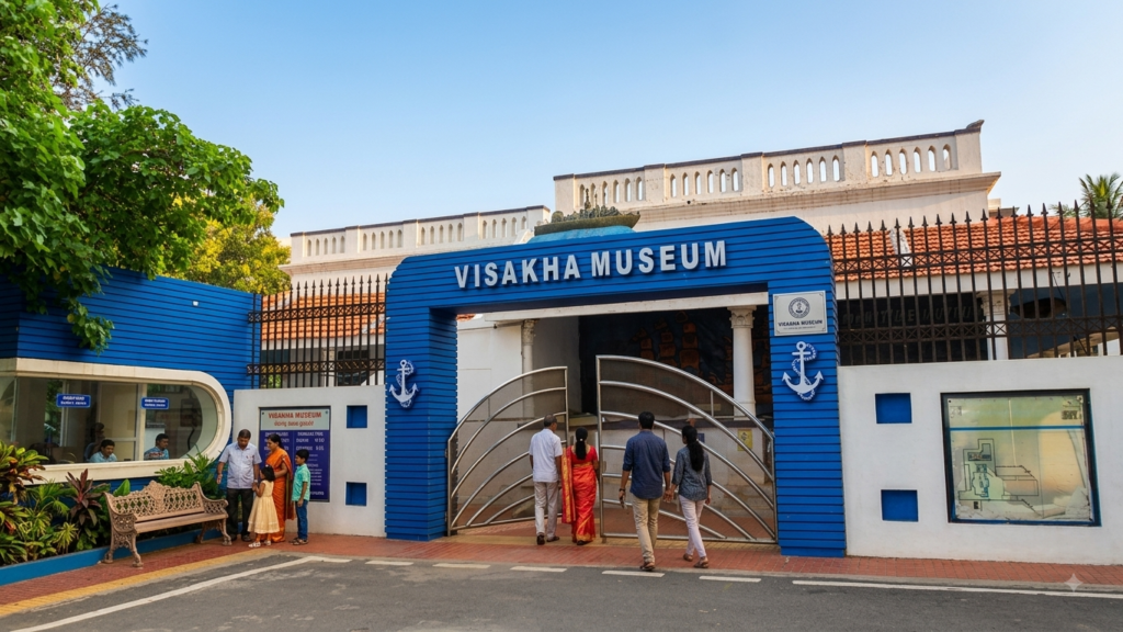 Visakha Museum entrance showcasing the city's maritime history and heritage